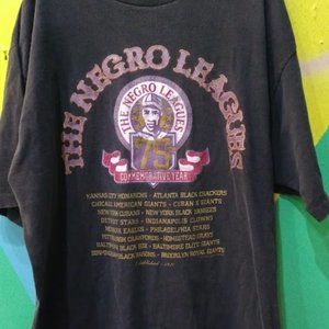Vintage XL The Negro Leagues 75th Commemorative year 1995 t shirt